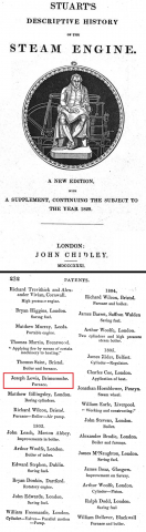 1802 John Lewis of Brimscombe - Patent of 1802 for a Furnace