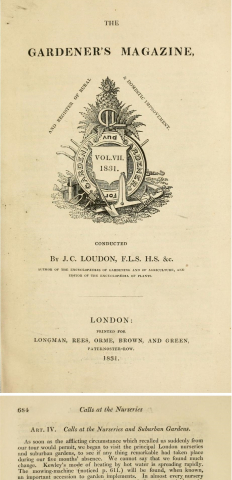 1831 Another brief mention that the Lawnmower when known would be an important accession to Garden Implements.