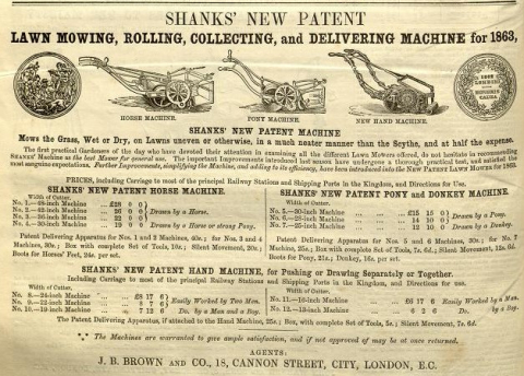 1863-04-18  Shanks advertisement - 18th April 1863