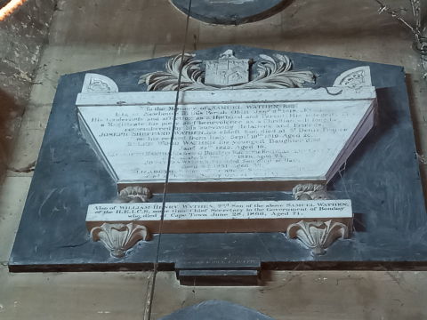 Samuel & Elizabeth Wathen's Memorial - Stroud Parish Church 2026