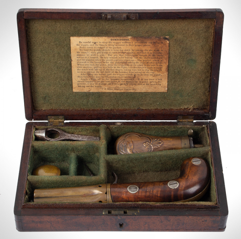 Budding Pepperbox Pistol in Box
