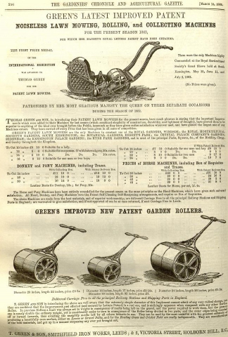 1863-03-14 Greens advertisement