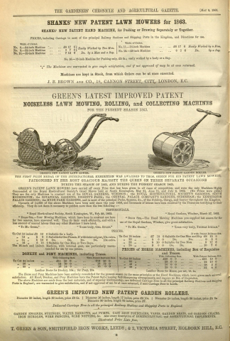 1863-05-09  Greens advertisement