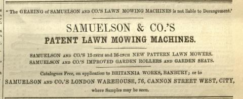 1863-06-27 Samuelson & Co. advertisement