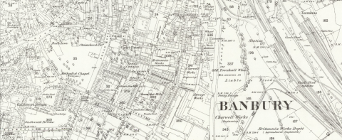 1885 Banbury Map