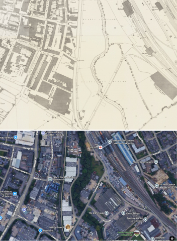 Final works development of The Britannia Works of Samuelson & Co.  in Banbury