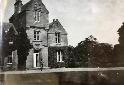 1859 Old Photo of Kinblethmont House 