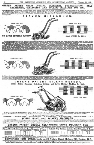Greens advertisement