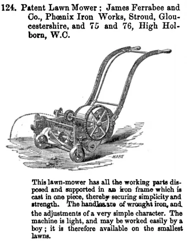 1861-03-29 Journal of the Society of Arts - James Ferrabee Advertisement