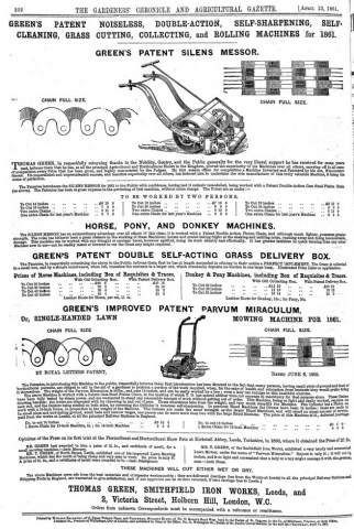 Greens advertisement