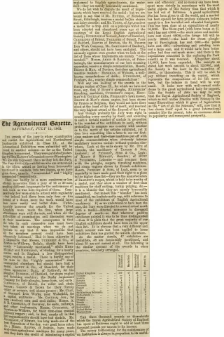 1862-07-12 Gardeners Chronicle - International Exhibition