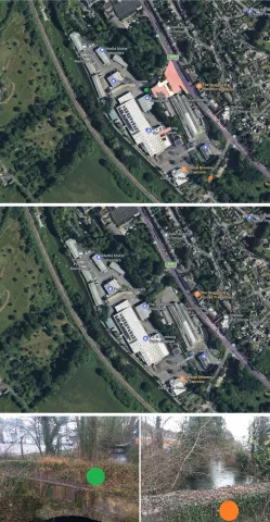 2024 - Aerial View of Phoenix Ironworks at Thrupp