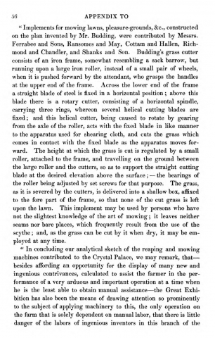 English Patents relating to Reaping and Mowing Machines by Bennet Woodcroft