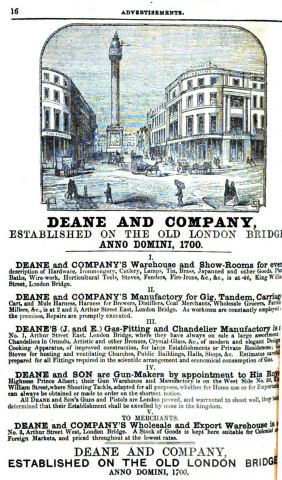 1859-The Bankers Magazine - Deane &  Co. advertisement