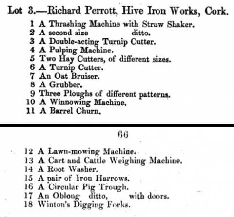 1853-08-10  The National Cattle Show Kilarney -Richard Perrott of Cork