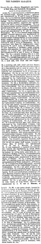 1845 - The Farmers Magazine - Mapplebeck and Lowe selling Budding's Patent Mower