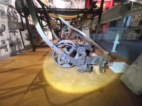 James Ferrabee & Co. Phoenix Ironworks - With Registered  No. 3074 Improvements - SERIAL No.  7508 12" Mower - Side View -  Stroud Museum - 15th February 2025