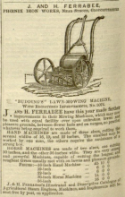 1853-05-07  -  James Ferrabee Advertisement - Gardeners Chronicle and Agricultural Gazette