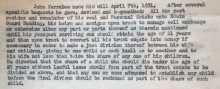 ohn Ferrabee writes his will.   - 7th April 1831