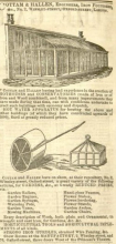 Cottam & Hallen (retailer) advertisement in The Gardeners Chronicle - 13th April 1850