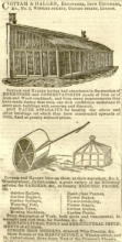 Cottam & Hallen (retailer) advertisement in the Gardeners Chronicle - 4th May 1850