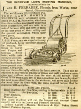 Ferrabee advertisement in The Gardeners Chronicle - 11th March 1854