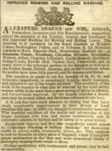 1855-05-19 Shanks advertisement - 19th May 1855