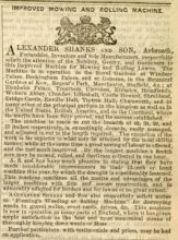 1855-04-28  Shanks advertisement - 28th April 1855