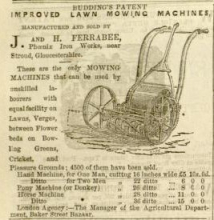 1855-04-14  J & H Ferrabee advertisement - 14th April 1855