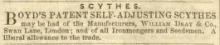 1855-04-28  Boyd's Scythe - 28th April 1858