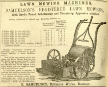 Samuelson & Co. advertisement - 20th March 1858