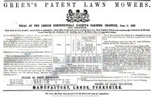 1858-07-03 Greens Advertisement