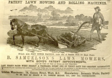 Samuelson & Co. Advertisement in The Gardeners Chronicle - 28th July 1860