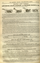Shanks  Advertisement in The Gardeners Chronicle - 5th April 1862