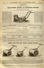  Greens advertisement in The Gardeners Chronicle - 21st June 1862