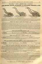 hanks  advertisement in The Gardeners Chronicle - 24th May 1862.  