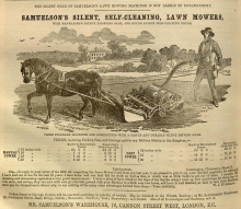 Samuelson & Co. advertisement in The Gardeners Chronicle - 24th May 1862