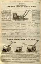 Greens advertisement in The Gardeners Chronicle -  31st May 1862