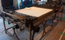 Lewis Patent Cross No. 1757  Cutter at Dunkirk Mill Museum.