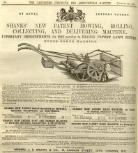 Shanks -  The Gardeners Chronicle  29th January 1860