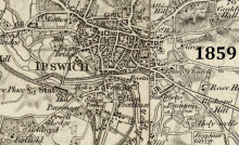 1859 - Map of Ipswich