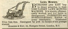 1863-08-01 Burgess and Key advertisement - 1st April 1863