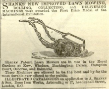 18563-10-03  Shanks advertisement - 3rd October 1863