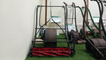 Budding's Patent No. 1623 - Front view with later mowers  - Ipswich Transport Museum - 1st September 2024
