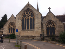 St. Laurence's Church Stroud - John Ferrabee's original burial site.