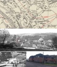 The site of John Ferrabee's last residence at Bowbridge as visited in 2025