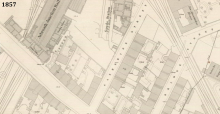 1859 Map showing Catherine Street, Arbroath