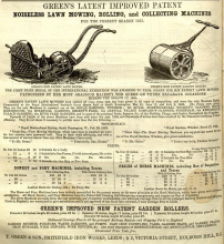 1863-04-04  Greens advertisement - 4th April 1863