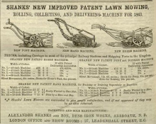 1863-09-19  Shanks advertisement - 19th September 1863