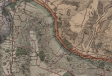 Map of Thrupp and Brimscombe in 1824